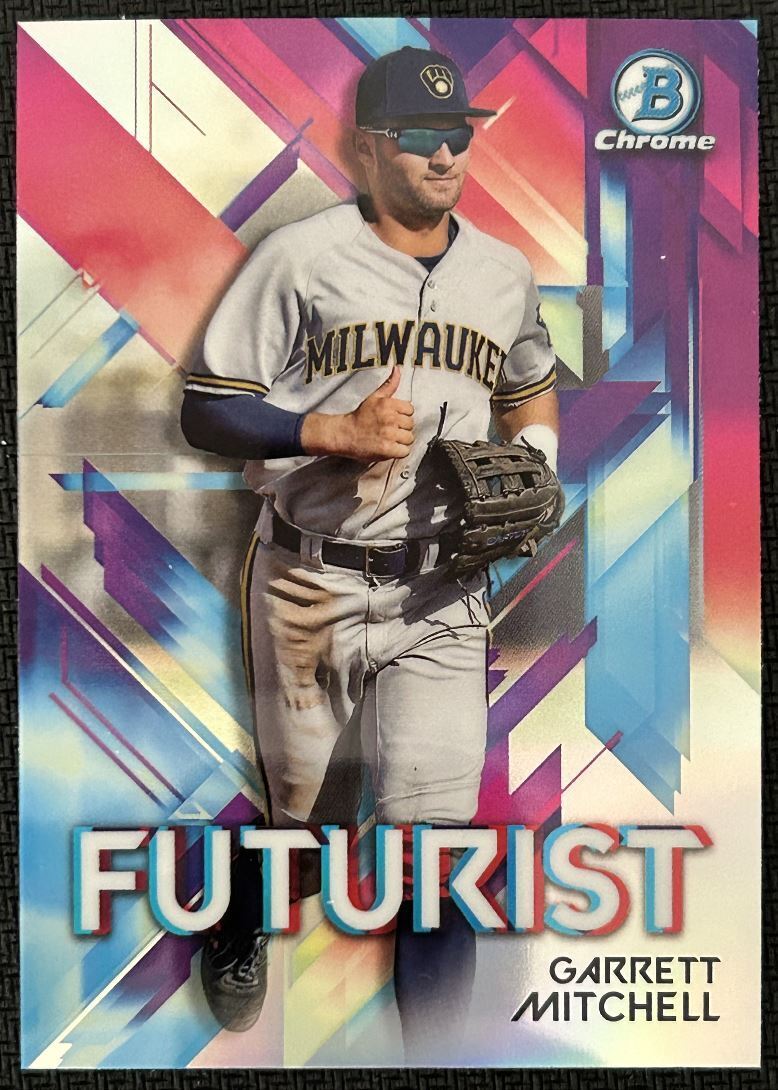 2021 Bowman Futurist Garrett Mitchell Milwaukee Brewers #FUT-GM