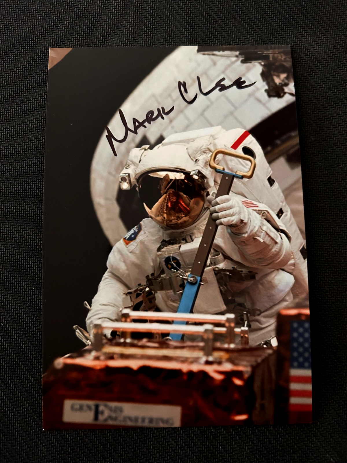 NASA Astronaut  MARK C LEE Authentic Hand Signed Autograph 5X7