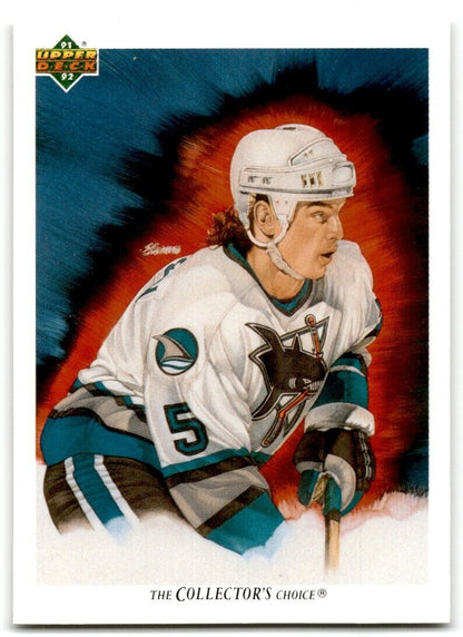 1991-92 Upper Deck Neil Wilkinson San Jose Sharks #95