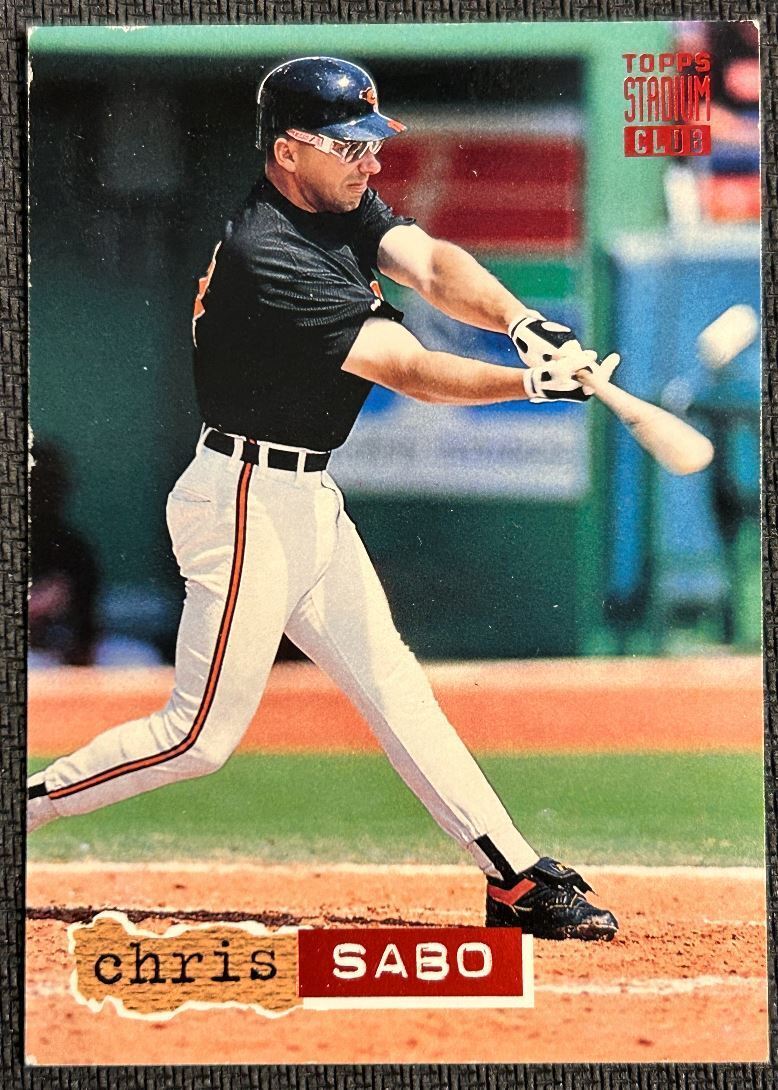 1994 Stadium Club Chris Sabo Baltimore Orioles #676