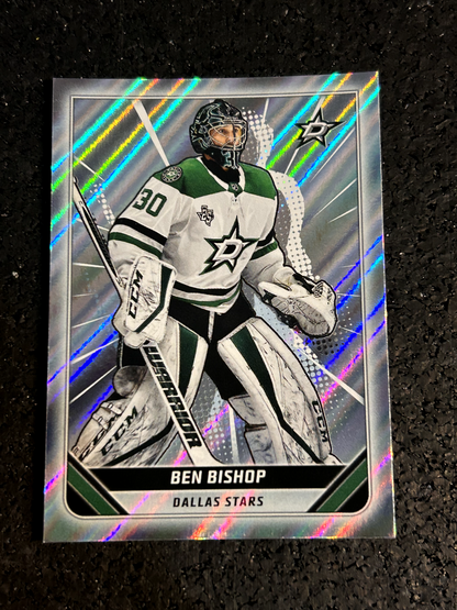 2019-20 Topps NHL Stickers #158 Ben Bishop - Dalls Stars FOIL