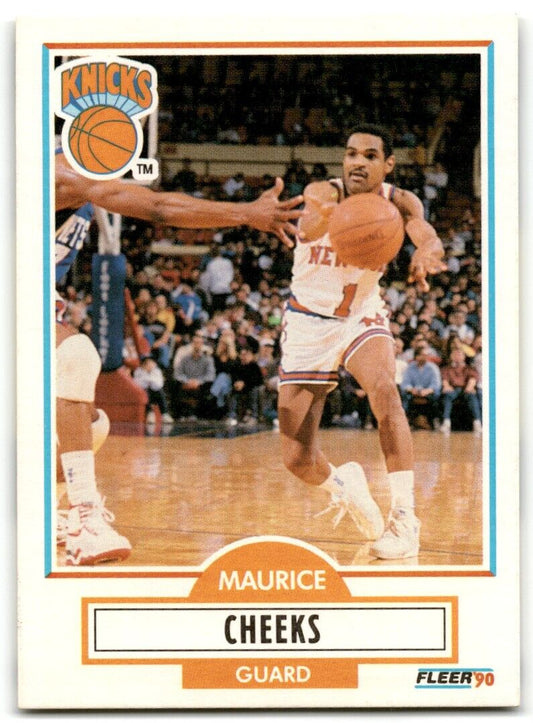 1990-91 Fleer Maurice Cheeks New York Knicks #124