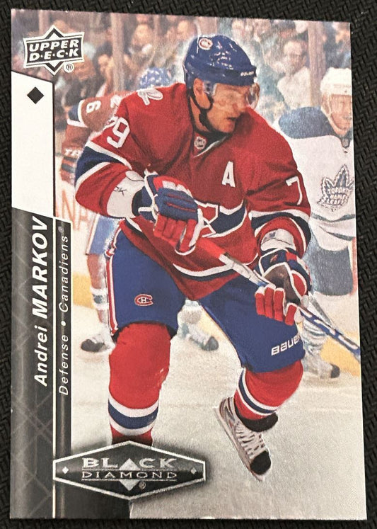 2010-11 Upper Deck Black Diamond Andrei Markov Montreal Canadiens #61