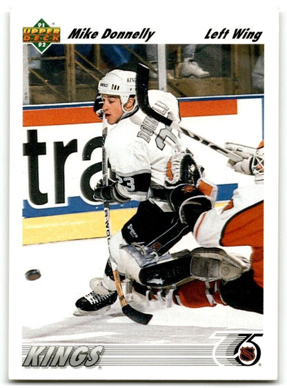 1991-92 Upper Deck Mike Donnelly Rookie Los Angeles Kings #420