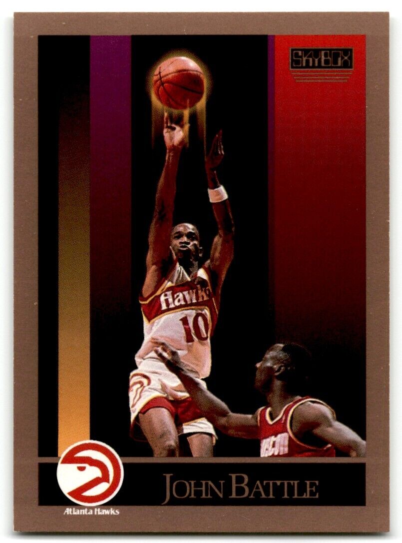 1990-91 SkyBox John Battle Atlanta Hawks #1