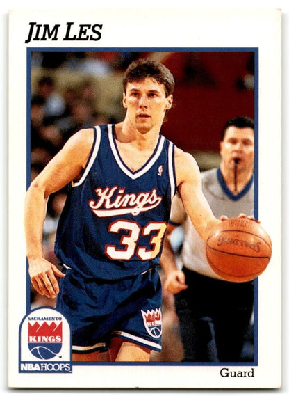 1991-92 Hoops Jim Les Rookie Sacramento Kings #428