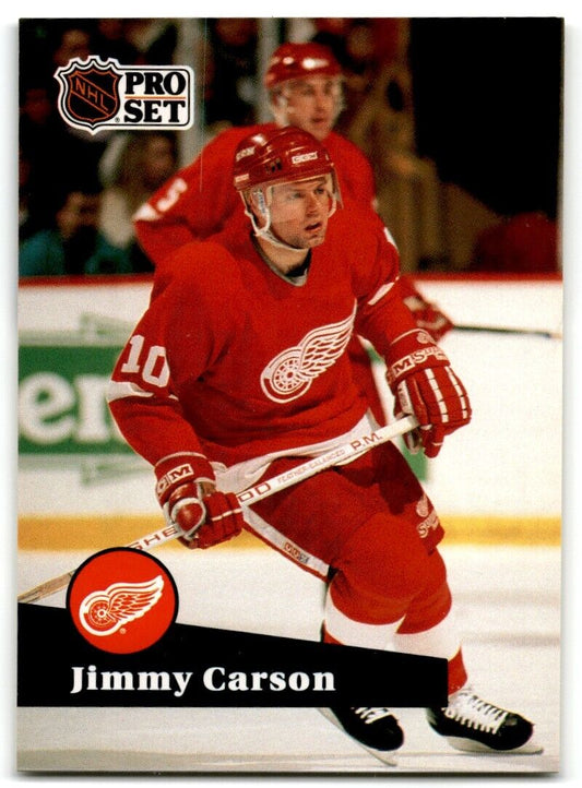 1991-92 Pro Set Jimmy Carson Detroit Red Wings #55