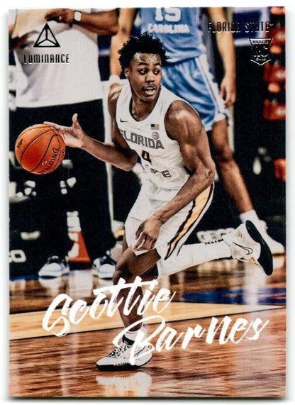 2021-22 Panini Chronicles Luminance Draft Picks Scottie Barnes Florida State