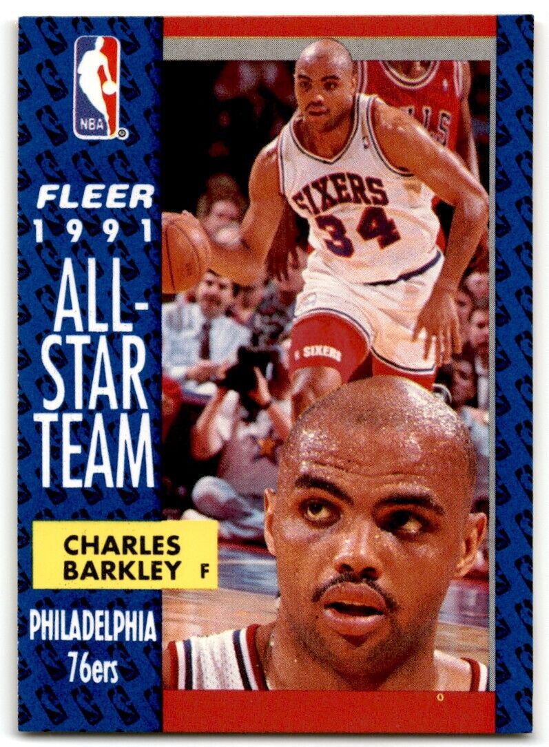 1991-92 Fleer Charles Barkley Philadelphia 76ers #213