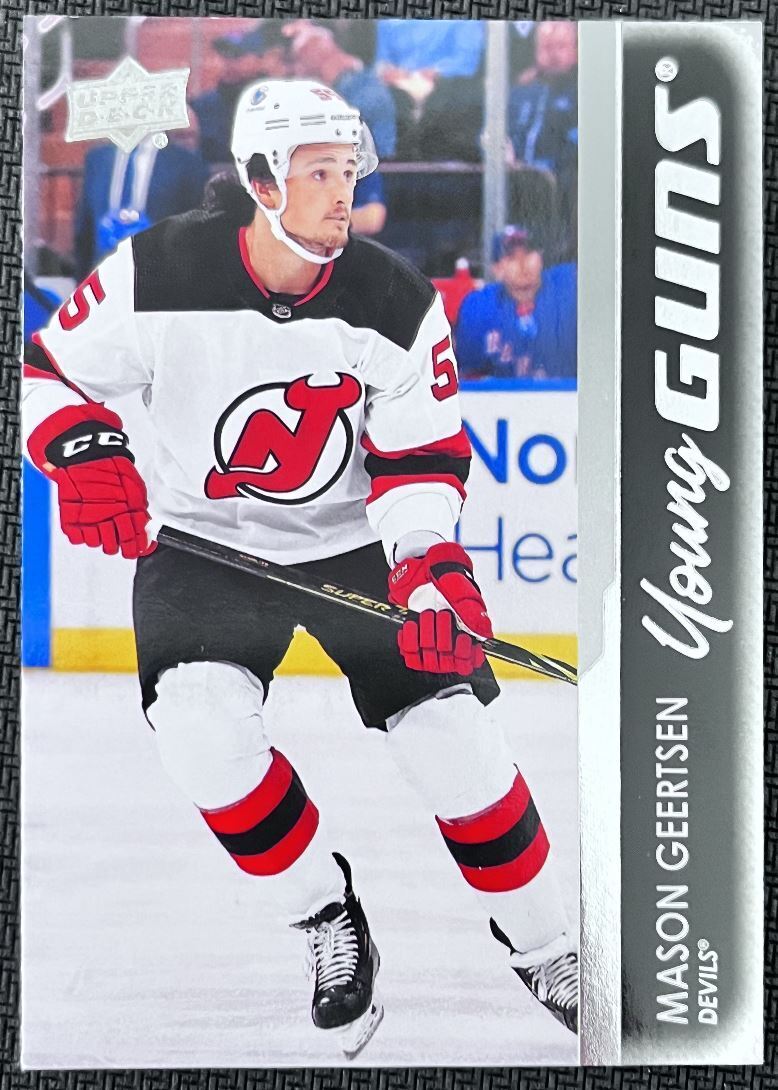 2021-22 Upper Deck Mason Geertsen Rookie New Jersey Devils #470