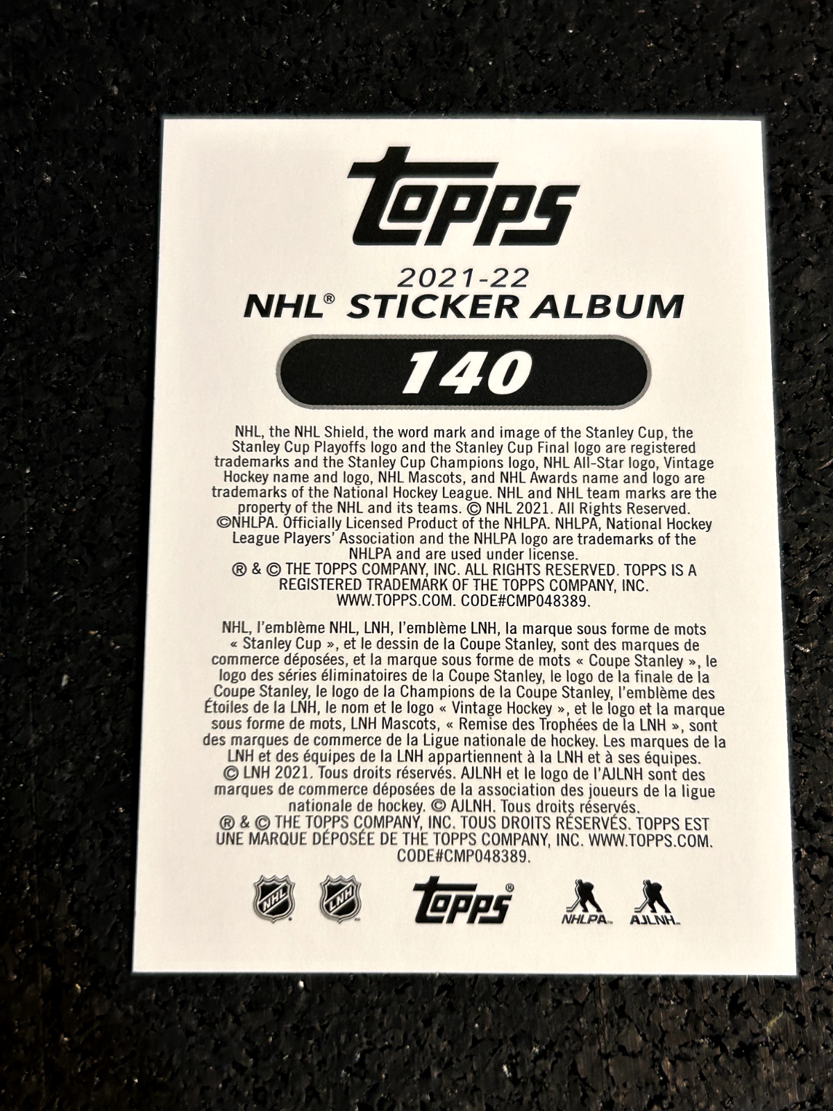 2021-22 Topps NHL Stickers #140 Andrei Svechnikov - Caroline Hurricanes