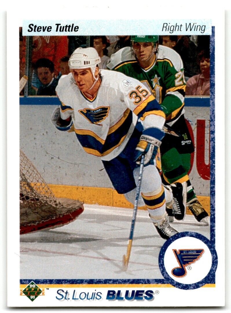 1990-91 Upper Deck Steve Tuttle Rookie St. Louis Blues #195