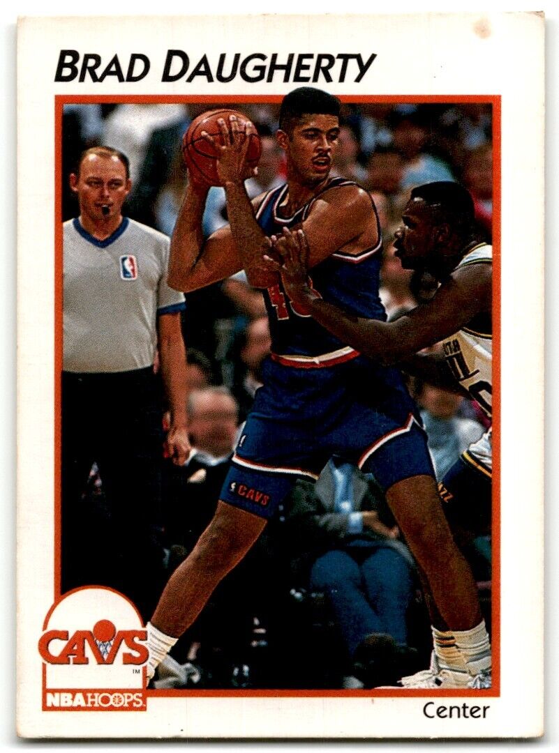 1991-92 Hoops McDonald's Brad Daugherty Cleveland Cavaliers #8