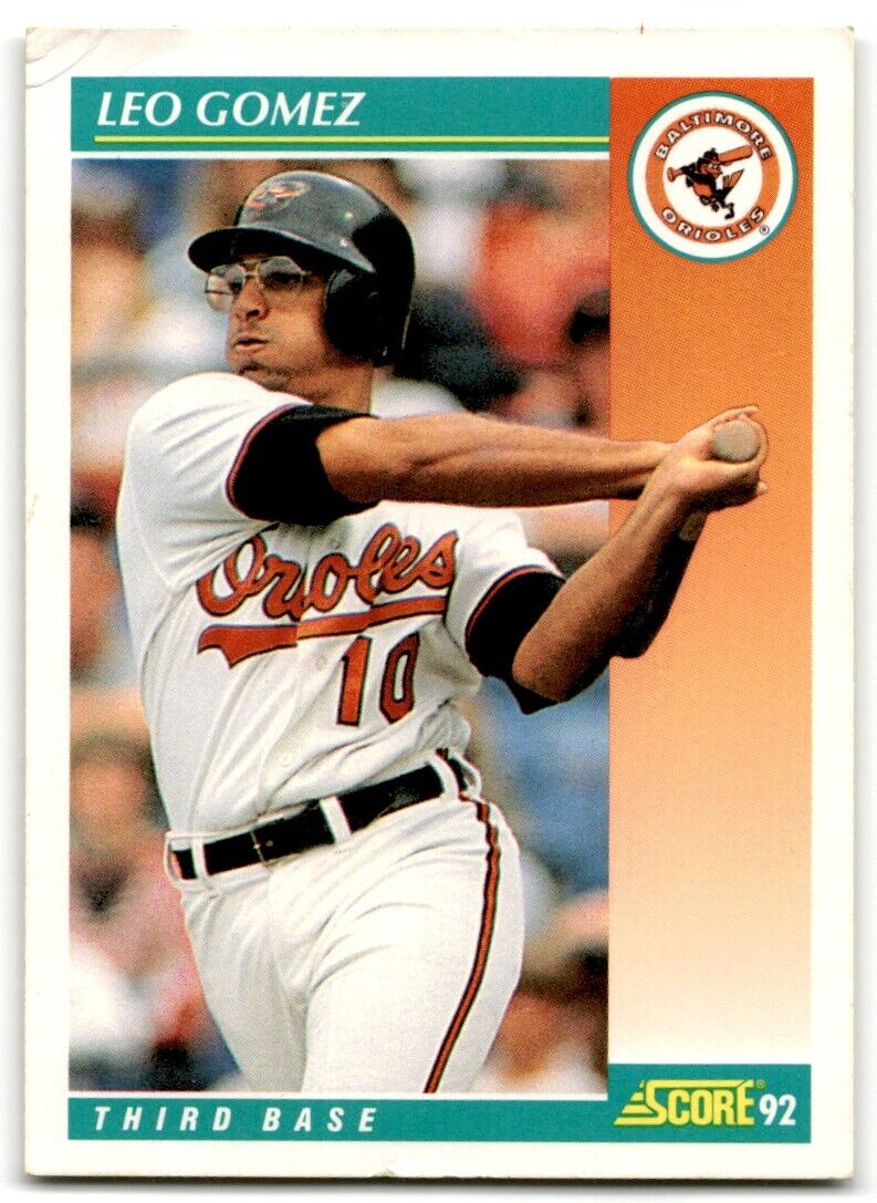 1992 Score Leo Gomez Baltimore Orioles #240