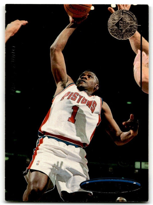 1995-96 SP Championship Series 1995 Lindsey Hunter Detroit Pistons #58