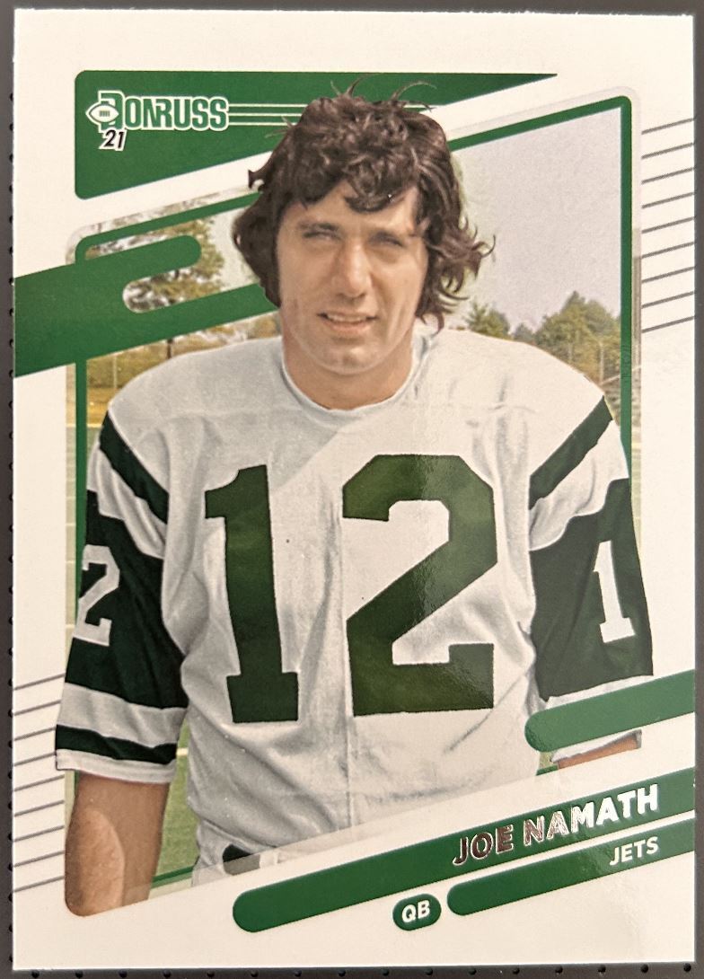 2021 Donruss Joe Namath New York Jets #42