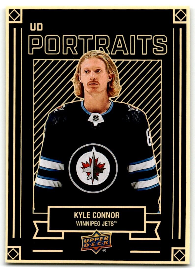 2022-23 Upper Deck UD Portraits Kyle Connor Winnipeg Jets #P-24