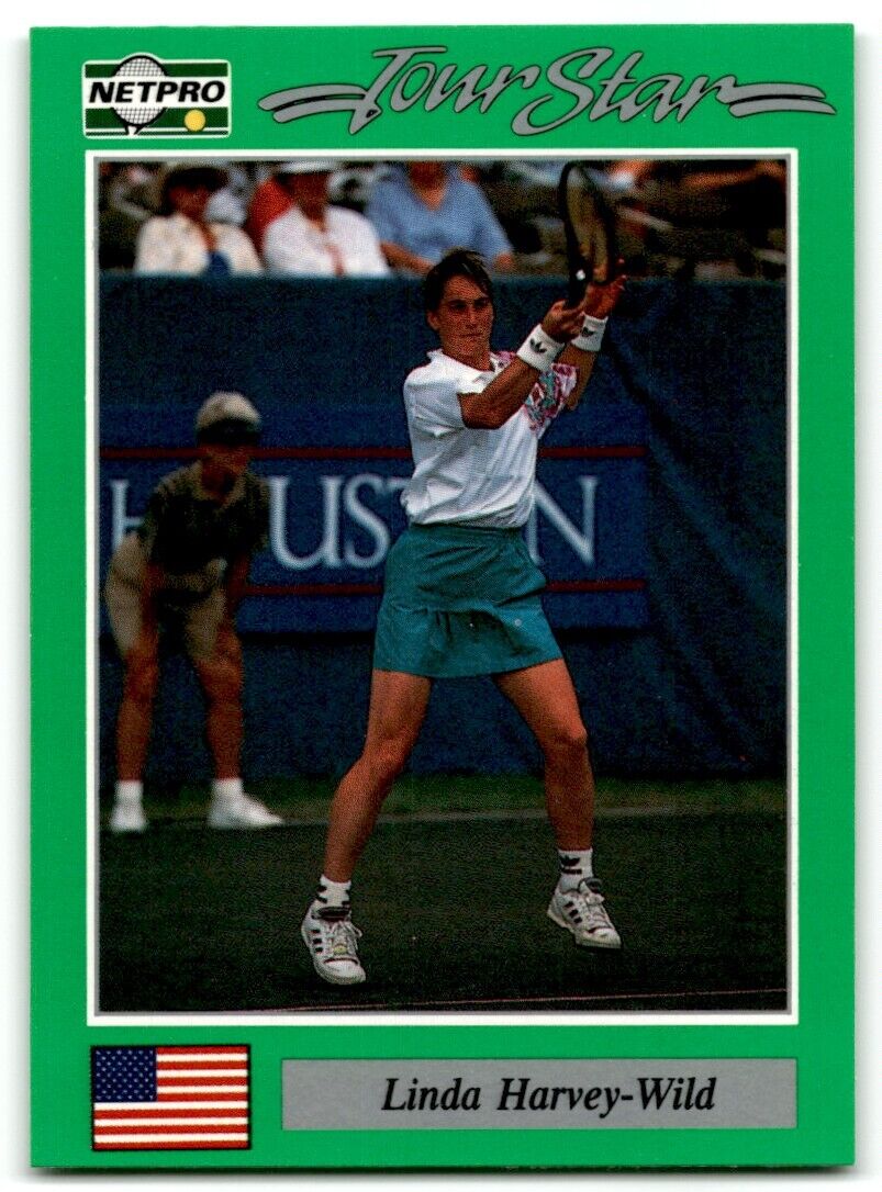 1991 Protennis player Cards Netpro Tour Star Linda Harvey-Wild #98