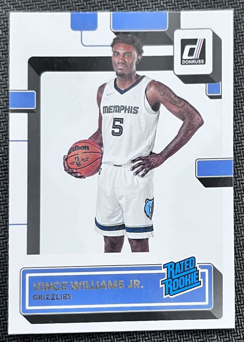 2022-23 Donruss Vince Williams Jr. Rookie Memphis Grizzlies #246