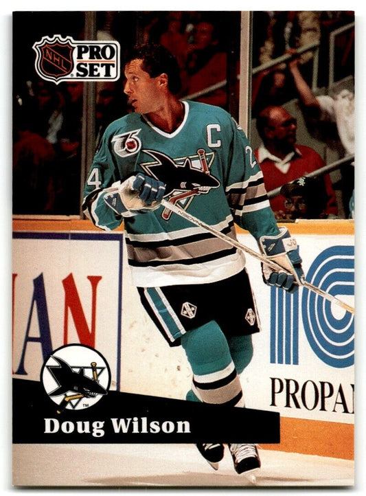 1991-92 Pro Set Doug Wilson San Jose Sharks #478