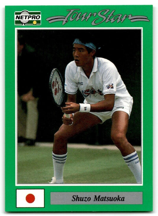 1991 Protennis player Cards Netpro Tour Star Shuzo Matsuoka #46