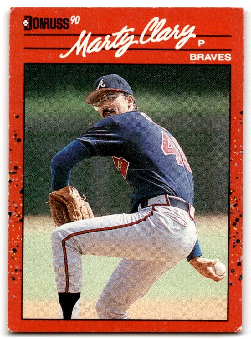 1990 Donruss Marty Clary Atlanta Braves #381