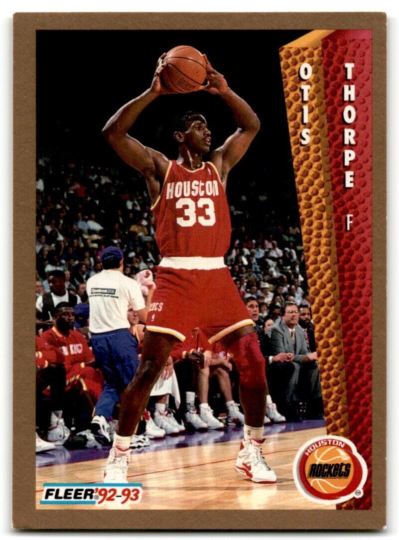 1992-93 Fleer Otis Thorpe Houston Rockets #86