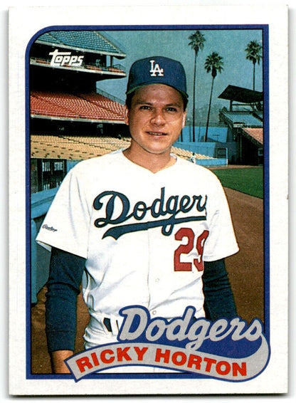 1989 Topps Ricky Horton Los Angeles Dodgers #232