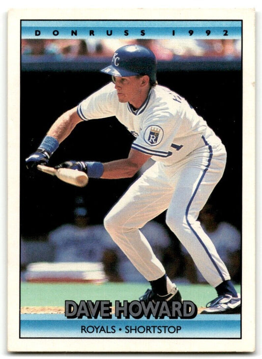 1992 Donruss Dave Howard Kansas City Royals #567