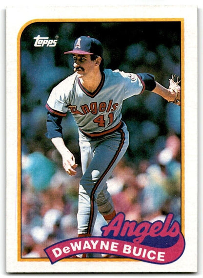 1989 Topps DeWayne Buice California Angels #147