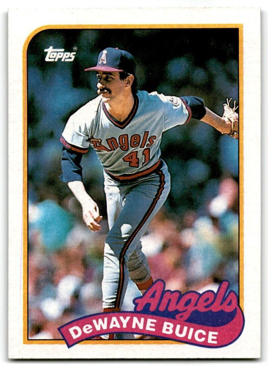 1989 Topps DeWayne Buice California Angels #147