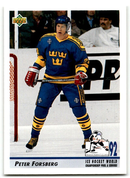 1992-93 Upper Deck Peter Forsberg Sweden #375