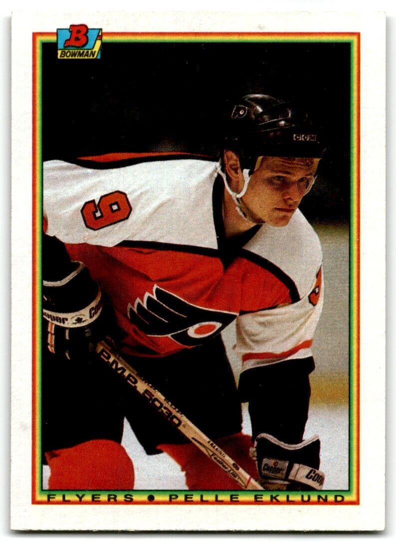 1990-91 Bowman Pelle Eklund Philadelphia Flyers #107