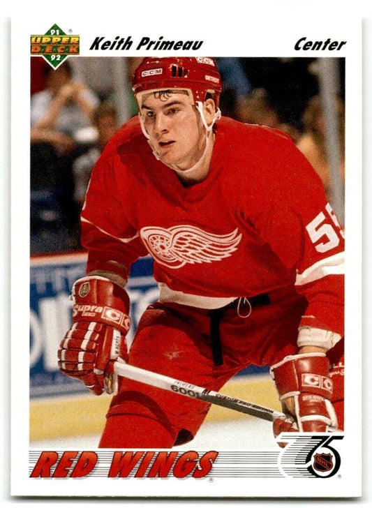 1991-92 Upper Deck Keith Primeau Detroit Red Wings #258