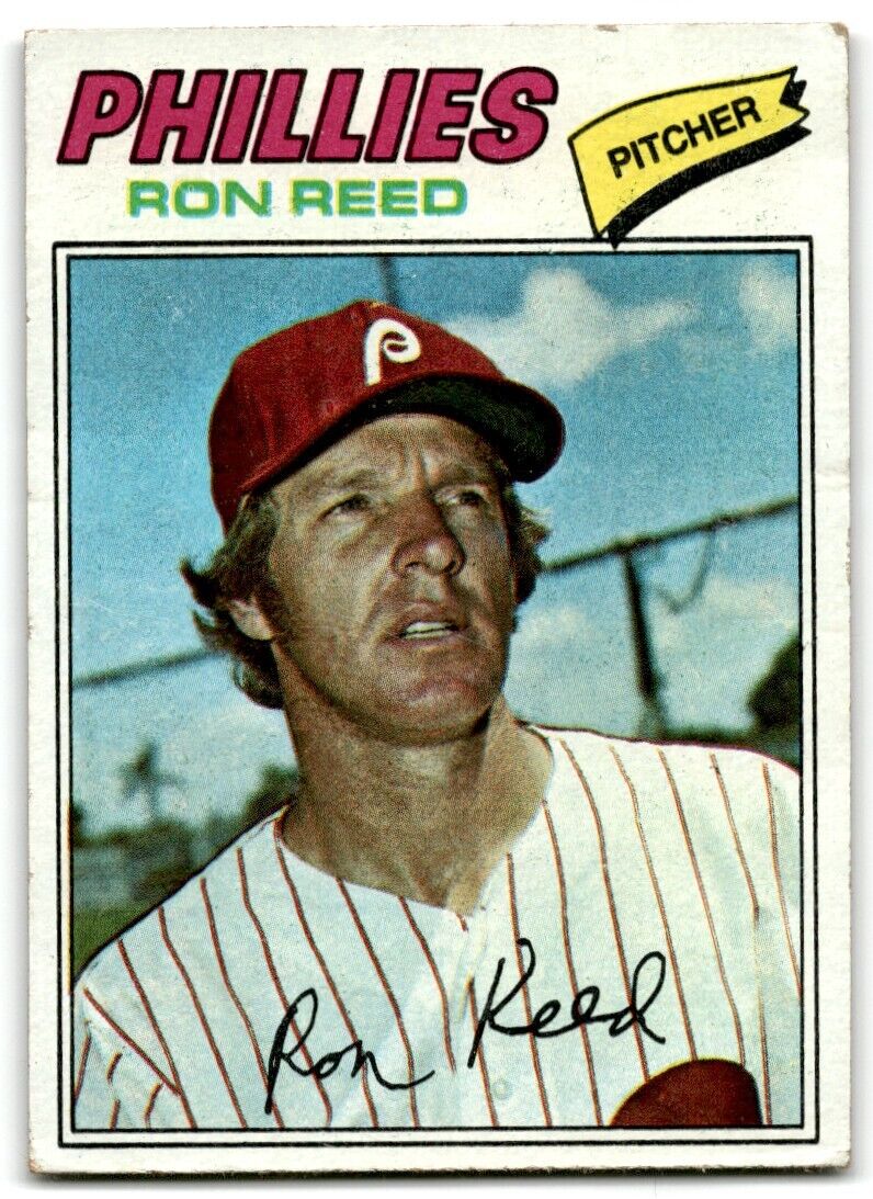 1977 Topps Ron Reed Philadelphia Phillies #243