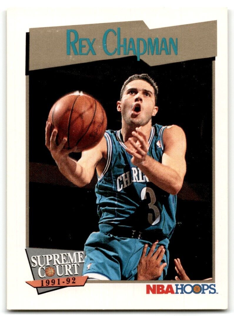 1991-92 Hoops Rex Chapman Charlotte Hornets #453