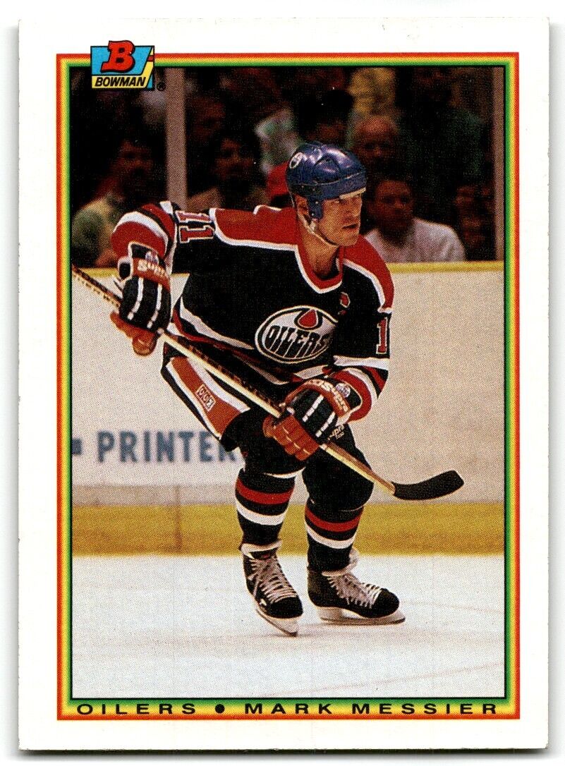 1990-91 Bowman Mark Messier Edmonton Oilers #199