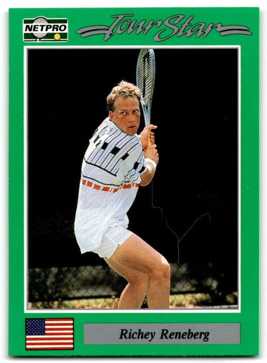 1991 Protennis player Cards Netpro Tour Star Richey Reneberg #12