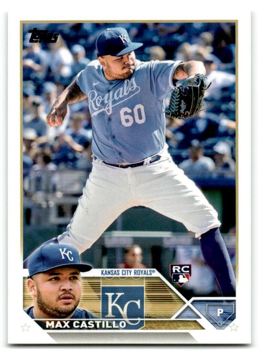 2023 Topps Max Castillo Rookie Kansas City Royals #251