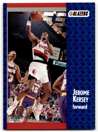 1991-92 Fleer Jerome Kersey Portland Trail Blazers #170