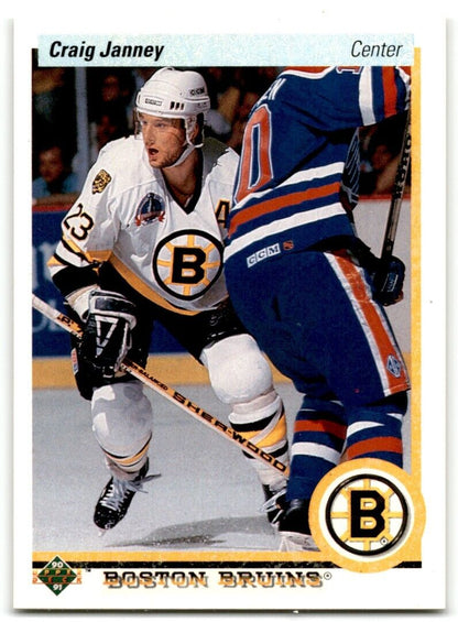 1990-91 Upper Deck Craig Janney Boston Bruins #234