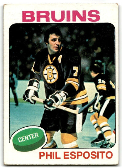 1975-76 Topps Phil Esposito Boston Bruins #200