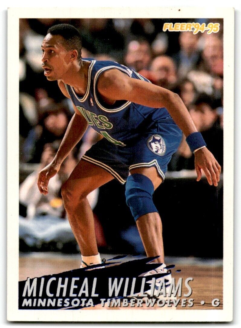 1994-95 Fleer Micheal Williams Minnesota Timberwolves #138