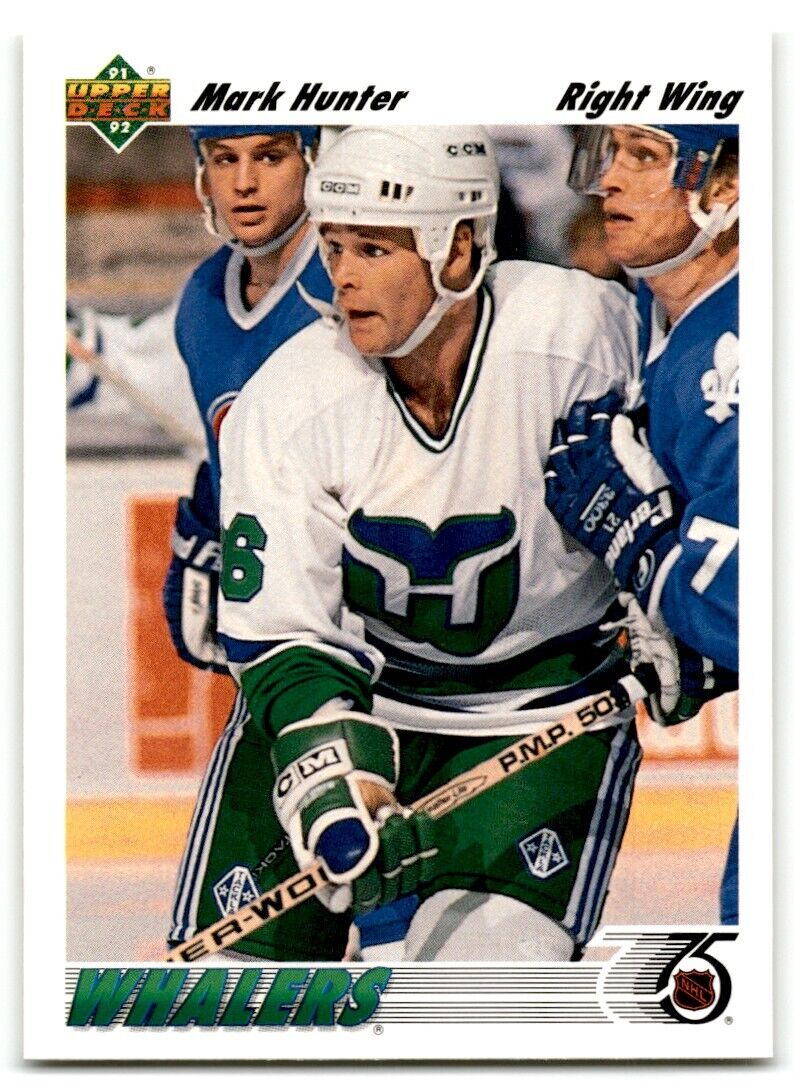 1991-92 Upper Deck Mark Hunter Hartford Whalers #479