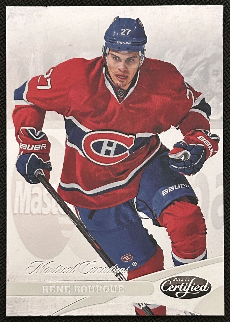 2012-13 Panini Certified Rene Bourque Montreal Canadiens #27