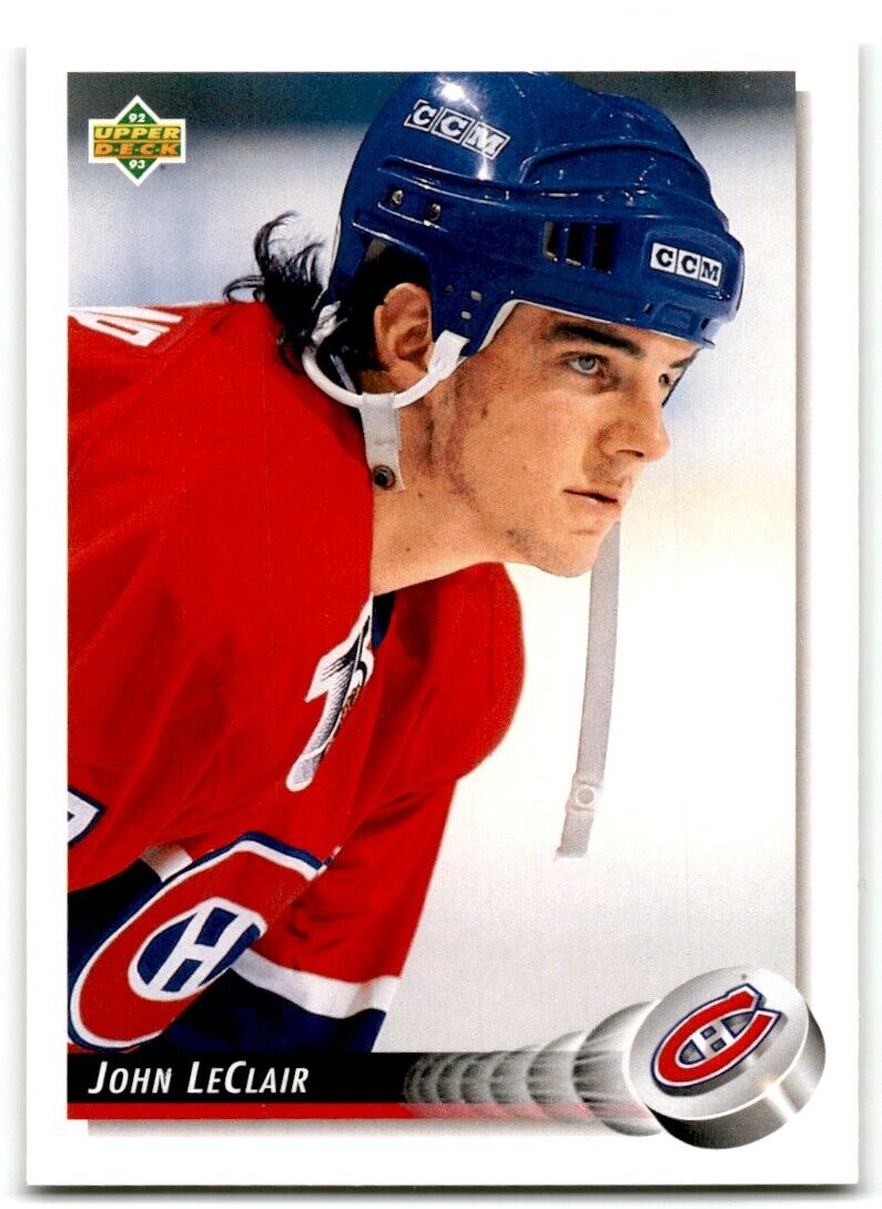 1992-93 Upper Deck John LeClair Montreal Canadiens #55