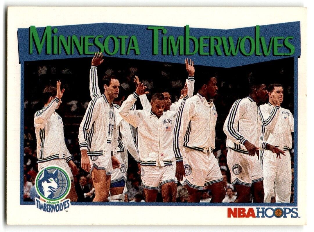 1991-92 Hoops Minnesota Timberwolves Minnesota Timberwolves #289