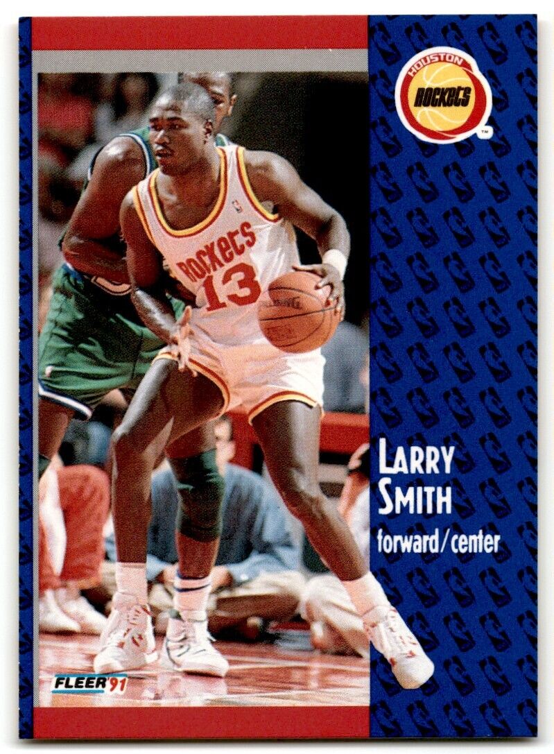 1991-92 Fleer Larry Smith Houston Rockets #79