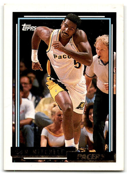 1992-93 Topps Gold Sam Mitchell Indiana Pacers #249