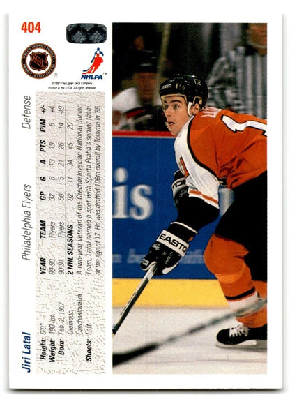 1991-92 Upper Deck Jiri Latal Philadelphia Flyers #404